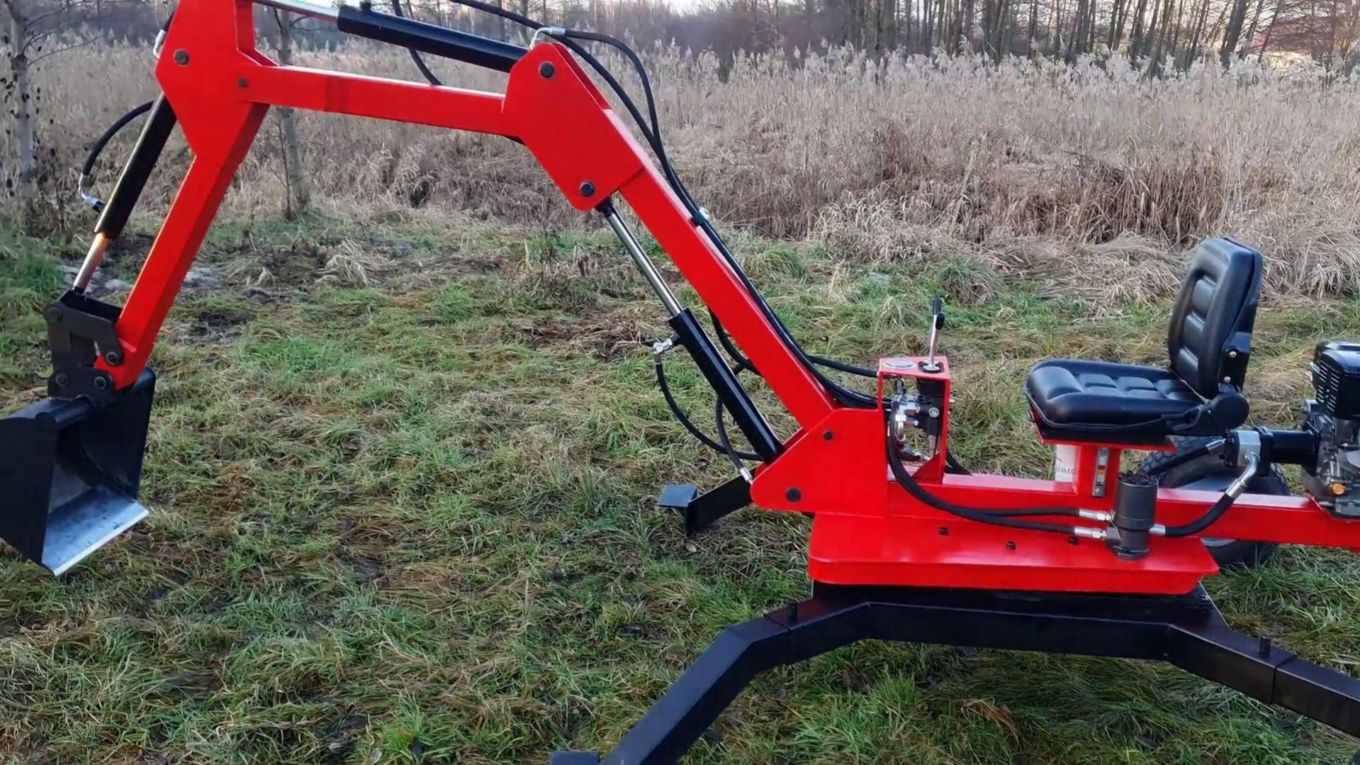 Самодельный экскаватор типа «Паук». Часть 2