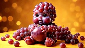 Мультики для детей. Смешные забавные фруктовые и овощные детки. Приятные звуки. Залипашки. АСМР