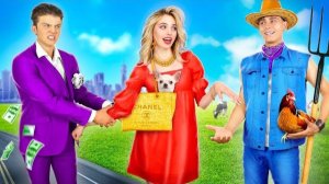 Деревенский парень против городской девушки. Бедный парень влюбился в богатую девушку