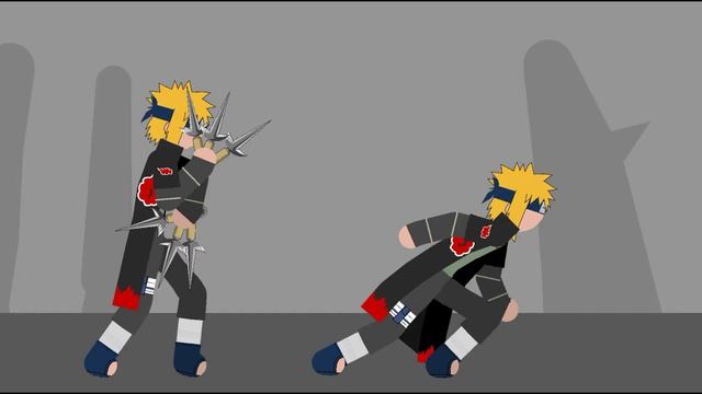 Minato akatsuki vs gaara