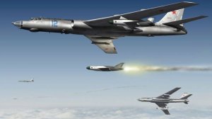 Первый дальний бомбардировщик с                  турбореактивным двигателем ТУ-16