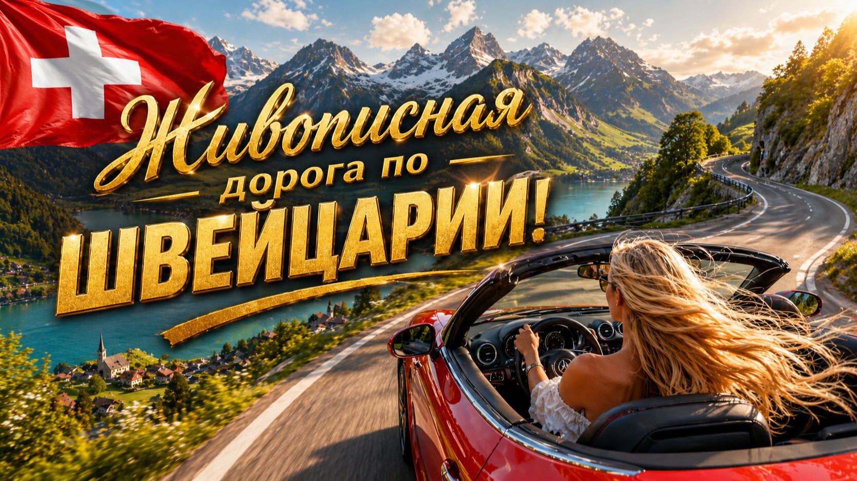 Живописная дорога через перевал Сустен  Швейцария Иннерткирхен — Эрстфельд. Часть 1