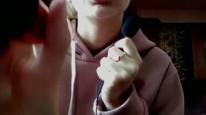 Асмр кисточкой по лицу 🥰 звуки рта