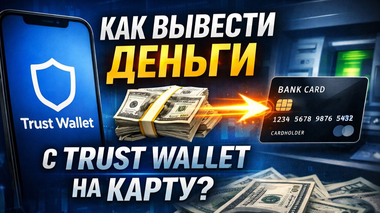 как вывести крипту с Trust Wallet на карту в россии быстро
