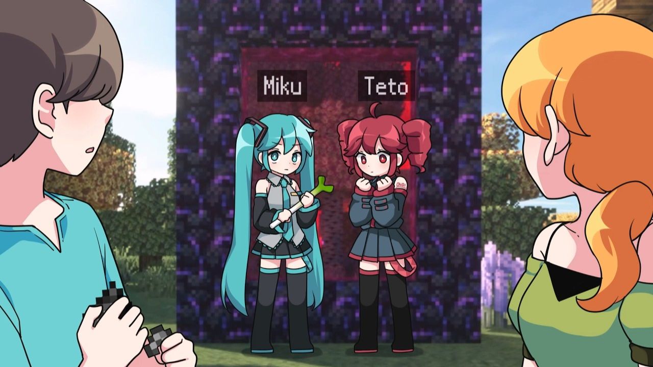 Мод для Мультивселенной - Мику и Тето из другого измерения BubblePlanet Anime