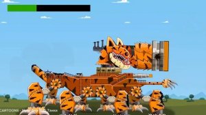 BIG UPGRADE for BelAZ 75710 vs MEGA TANK - Cartoons about tank