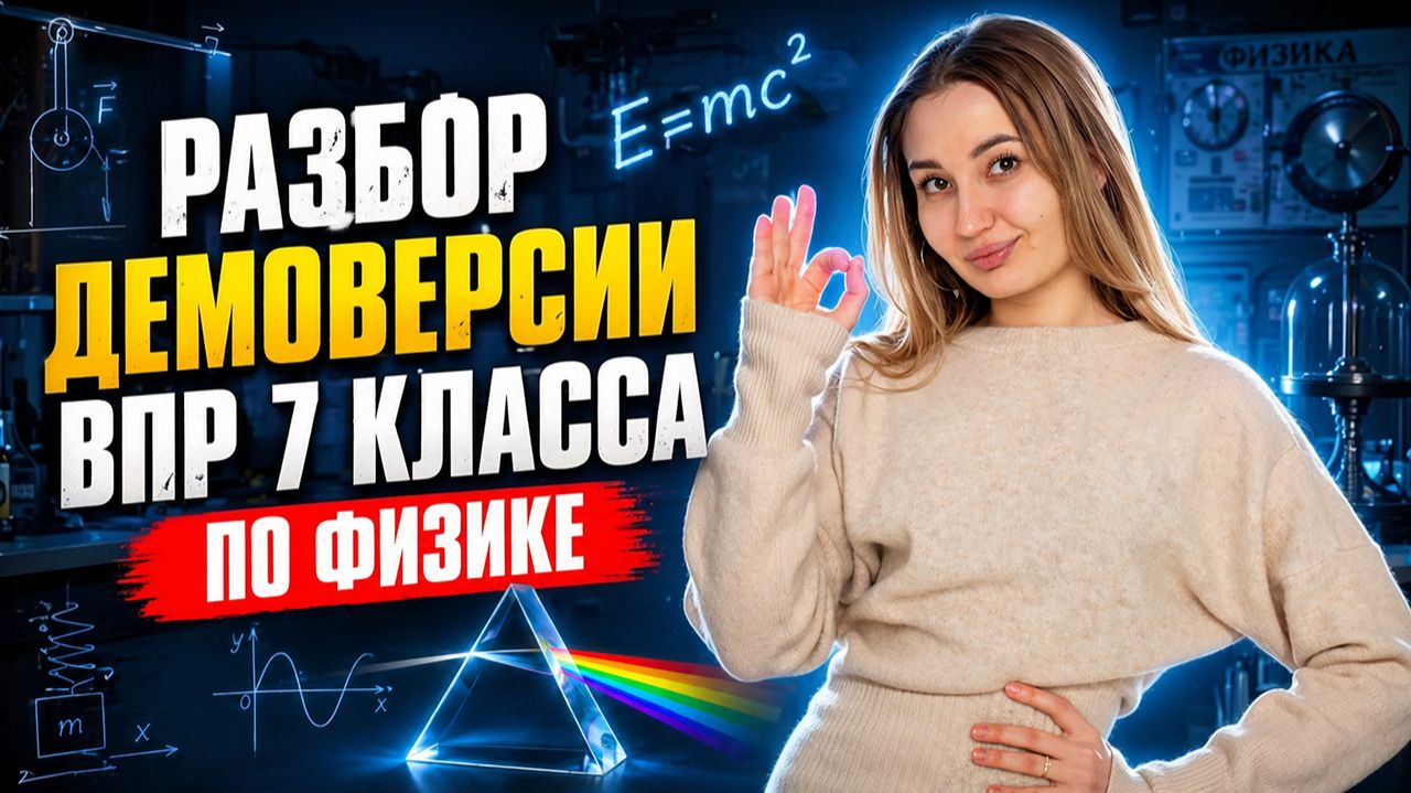 Разбор ДЕМОВЕРСИИ ВПР 7 класс по физике I Онлайн урок по физике I Умскул