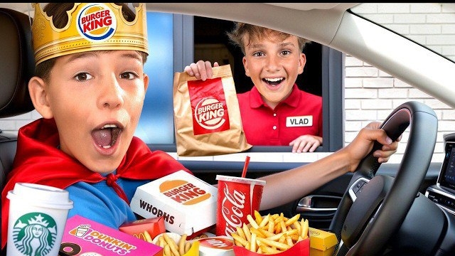 Сегодня Влад и его друзья тестируют ВСЕ пункты быстрого питания в течение 24 часов!