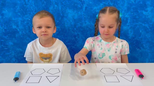 Игровая геометрия для детей подготовительной к школе группы Funny Ant Malahovka