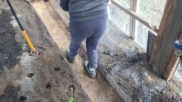натаскала земли в теплицу и посеяла редиску 29.04.26