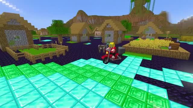 Всё, к чему мы прикоснемся, превращается в Бриллиант против Изумруда в Майнкрафте