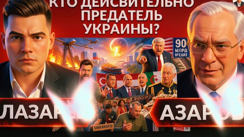 АЗАРО:УКРАИНА против ИЗРАИЛЯ? Зе👺раздает санкции. МИНДИЧА достали из чулана. Карл поклонился Трампу