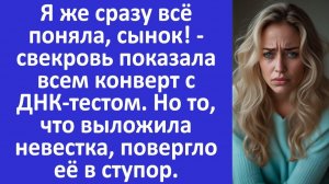 Истории из жизни | Свекровь показала всем конверт с ДНК-тестом | Аудио рассказы | Жизненные истории