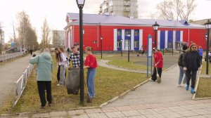 Состоялся субботник в сквере «Орден Победы»