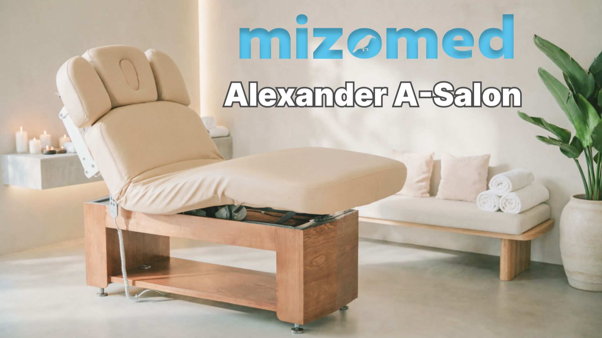 Электрический стационарный массажный стол Mizomed Alexander A-Salon