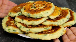 ТВОРОЖНЫЕ ОЛАДЬИ С ЗЕЛЕНЫМ ЛУКОМ. Вкусные и полезные ОЛАДЬИ за 10 МИНУТ. Быстрый и простой рецепт.