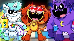 Улыбающиеся твари, но все супергерои_ _ Poppy Playtime 3 - Русские анимации