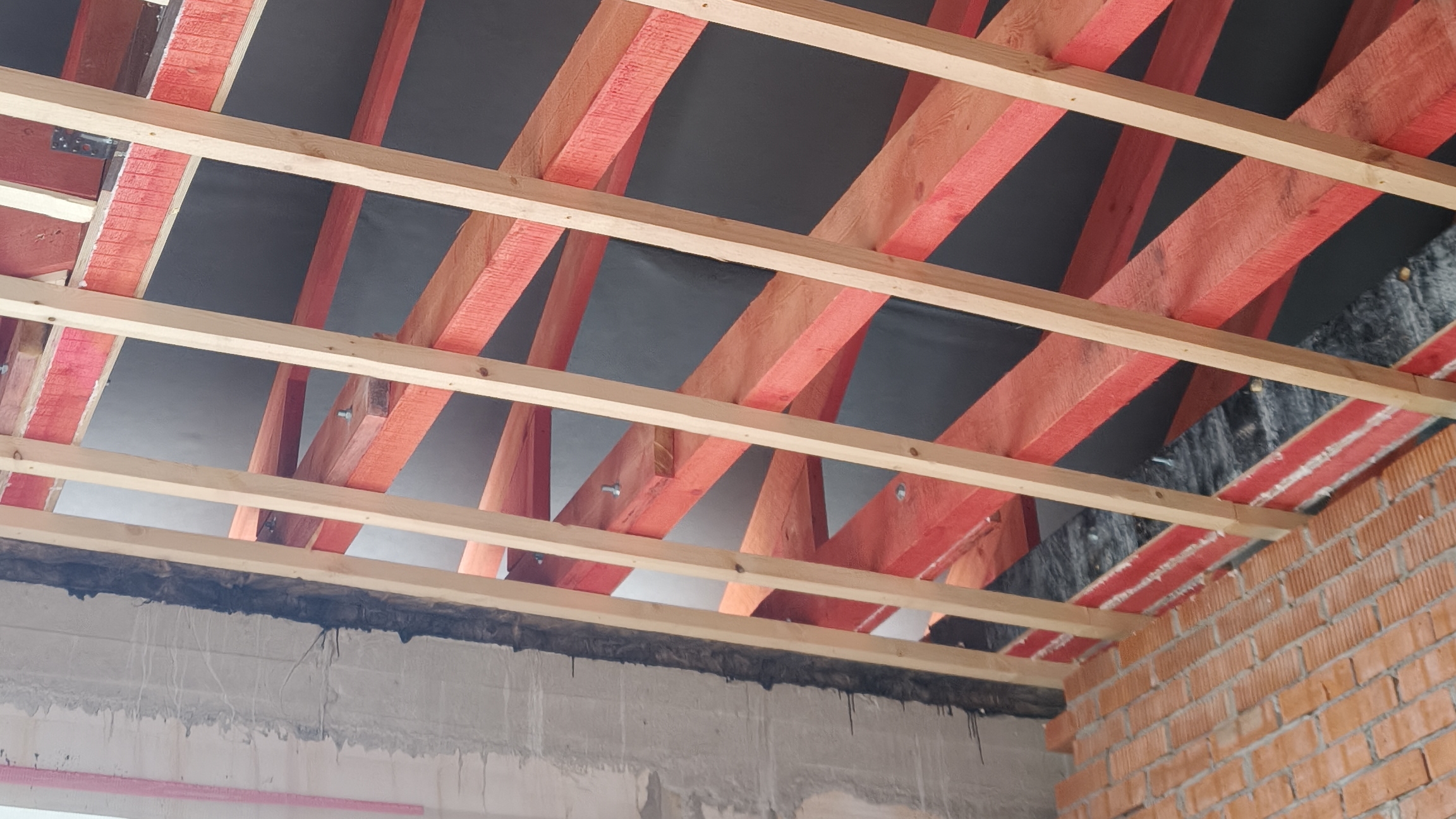 Подготовка под утепление перекрытия