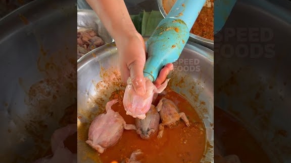 фаршированные лягушки из Таиланда