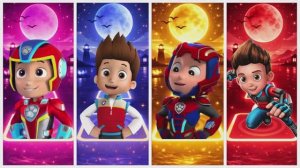 🐶 КТО НАСТОЯЩИЙ? Райдер против 4 Райдеров! 🔥 Битва Клонов в Плитках Музыки ЭДМ Раш! 🎹