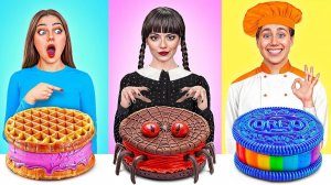 Кулинарный Челлендж# Уэнсдей Против Бабушки # Вкусные Рецепты от Jelly DO Challenge