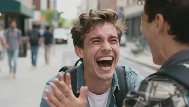 Прикол: Человек очень сильно смеётся до слёз