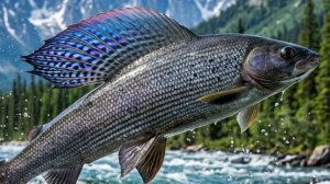 ХАРИУС рыба МУШКИ на ХАРИУСА Ловля Хариуса  -ПОЛНОЕ ВИДЕО РЫБАЛКИ Ссылка в ЗАКРЕПЛЕННОМ КОММЕНТАРИИ