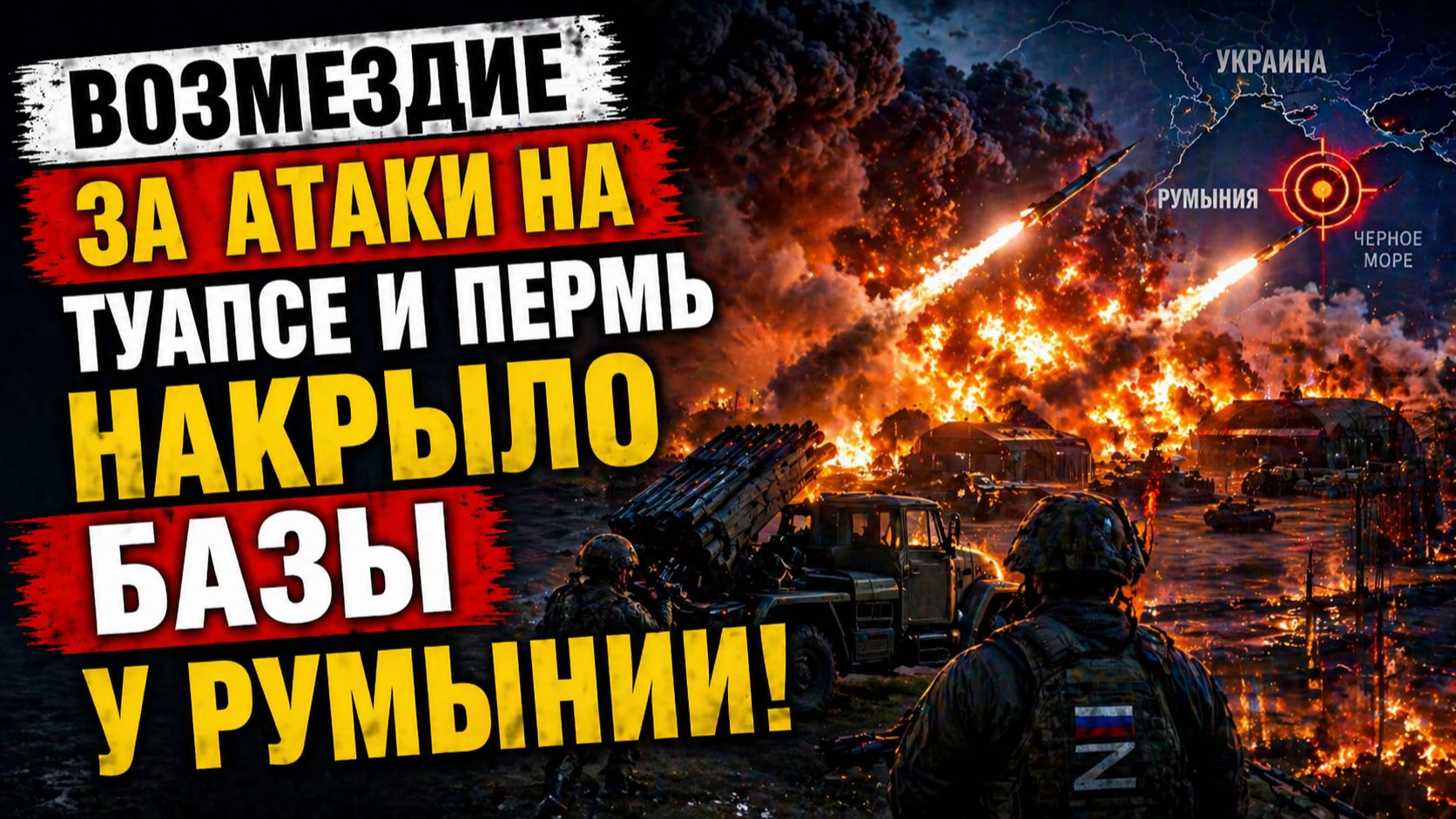 ВОЗМЕЗДИЕ ГРЯНУЛО! За атаки на Туапсе и Пермь накрыло базы у Румынии