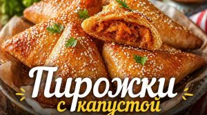Пирожки с квашеной капустой из дрожжевого теста