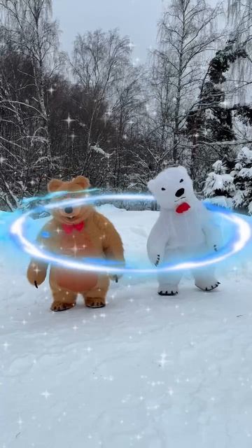 🐻❄️ БЕЛЫЙ МИШКА АРК и 🐻 БУРЫЙ МИШКА АЛТЫН. Только хорошее настроение💫