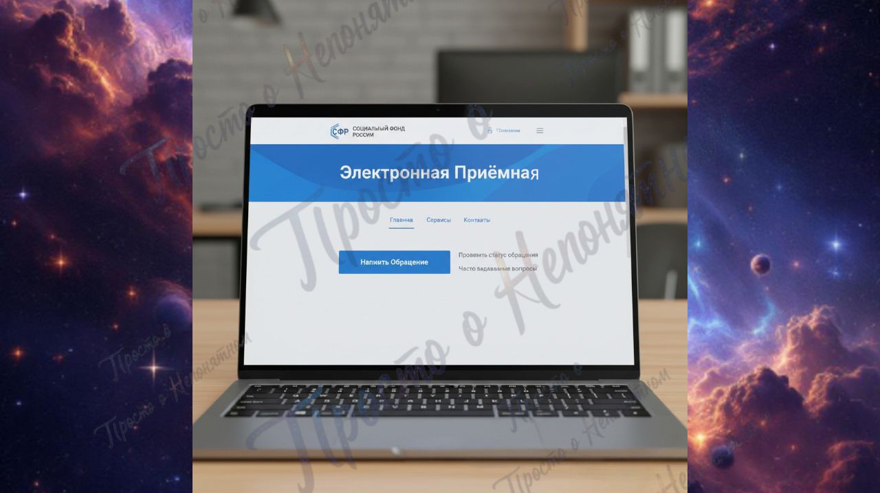 СФР Электронная Приёмная: Написать Обращение