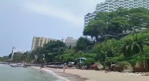 ТАЙЛАНД. ПАТТАЙЯ.  ПЛЯЖ ОТ ОТЕЛЯ КОЗИ БИЧ