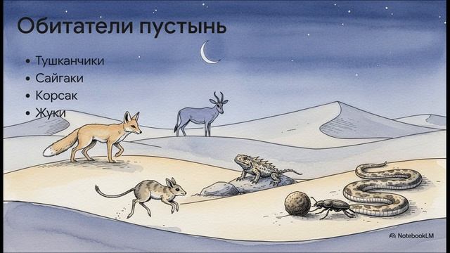 Окружающий мир 4 класс Пустыни