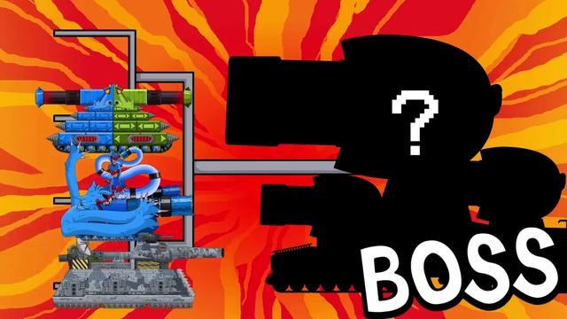 Train Missile Launch Vs KV44  World of tanks The birth of two iron monsters! Мультики про танки