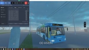 Roblox Поездка Троллейбусе Аксм 321 б/н 221 маршруту 5 ЗТМ До Шчарбакова