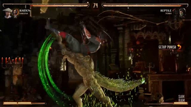 Mortal Kombat 1 - Рэйден vs Рептилия. Бруталити