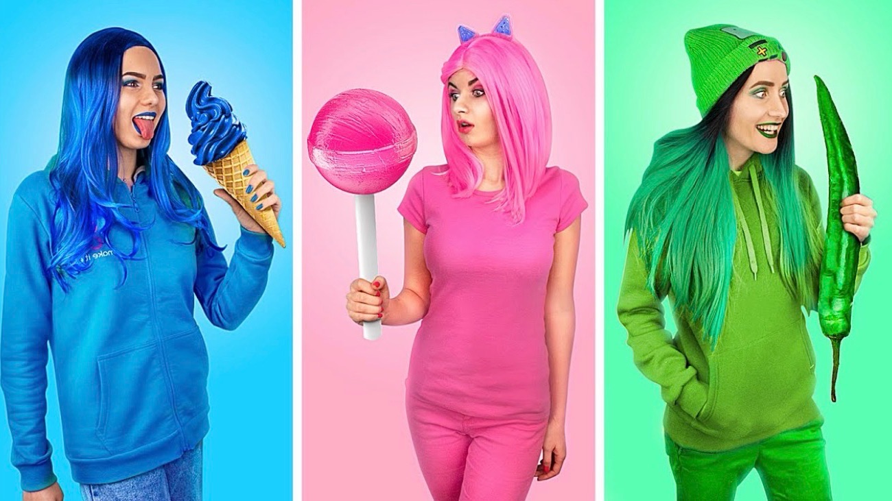 Покупаем вещи и еду одного цвета челлендж