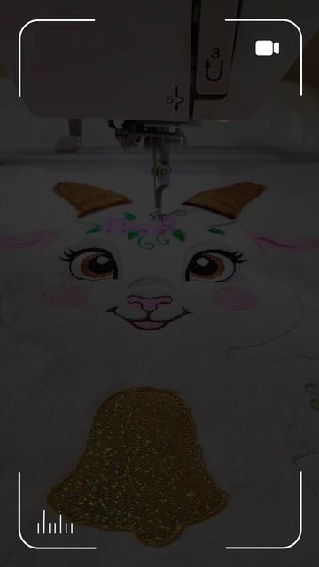 Козочки символ 2027 года. Дизайн машинной вышивки.