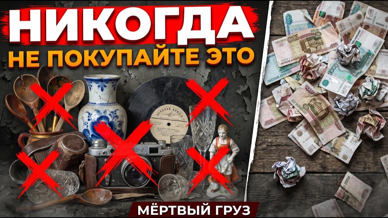 Я СЛИЛ МИЛЛИОН НА БАРАХОЛКЕ. Что НИКОГДА не покупать для перепродажи