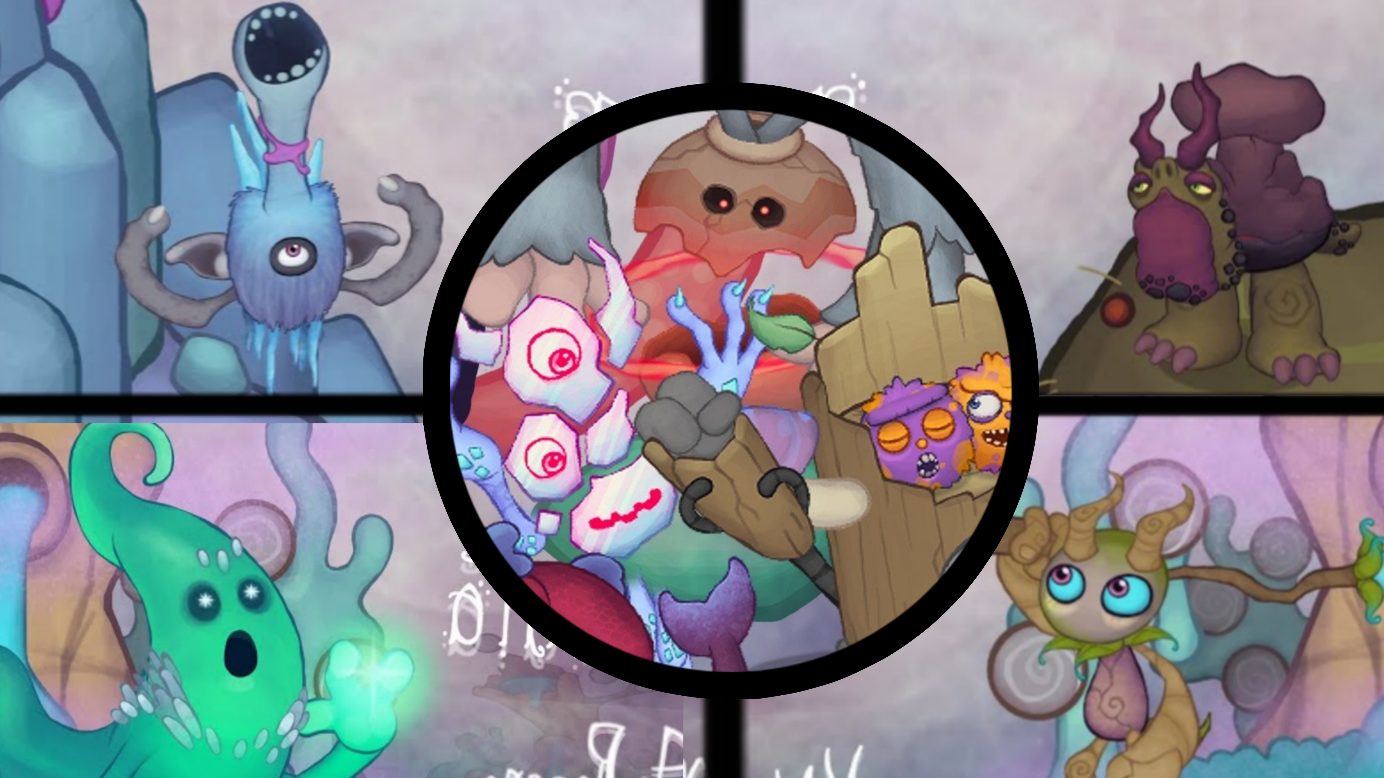 Зеркальная Нирвана - Все Монстры, Песни и Анимации • С 1-5 Волну (Фанмейд, My Singing Monsters)