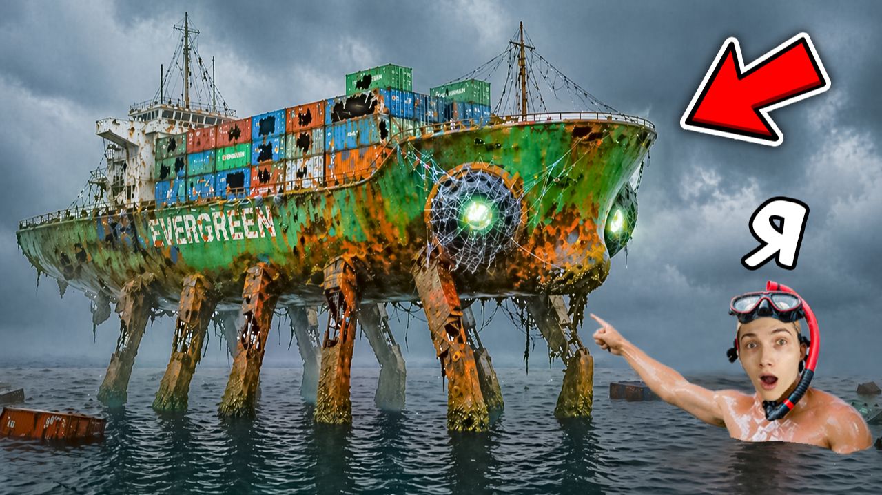 Я НАШЕЛ РЕАЛЬНЫЙ КРАБТАНИК В ОКЕАНЕ!  ПОДВОДНЫЕ МОНСТРЫ БЛУП ПОЖИРАТЕЛЬ МОРЕЙ и ЭЛЬ ГРАН МАЙЯ