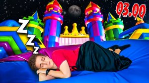 Ночь в НАДУВНОМ ПАРКЕ Челлендж ! Влад Бумага А4 Видео Влада Влад а4 Бумага а4 А 4