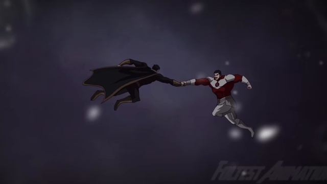 Чёрный Адам против Великого Регента Трэгга. Полная анимация.