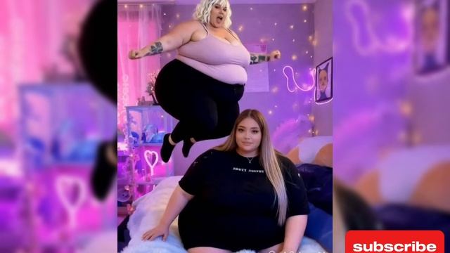 fat girls jumping on fat girls