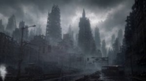 1 Hour Dark Ambient ｜ Echoes of a Fallen World ｜ Dystopian Soundscape