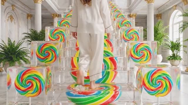 По какой лестнице вы бы поднялись? Невероятно приятное видео с искусственным интеллектом