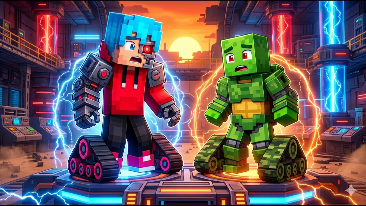 Джей Джей и Майки СТАЛИ РОБОТАМИ! ТАЙНАЯ трансформация! 