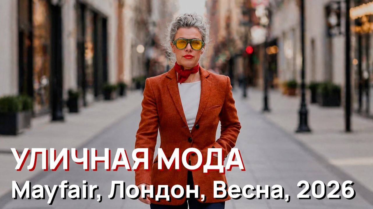 Уличная мода - Mayfair Лондон Весна 2026