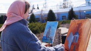 Пленэр в Кафедральном Соборе Успения Пресвятой Богородицы Задонска.Проект«Храм на кончике кисти«2026