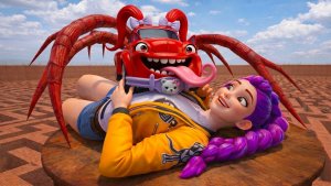 Руми съедена машиной в Garry's Mod